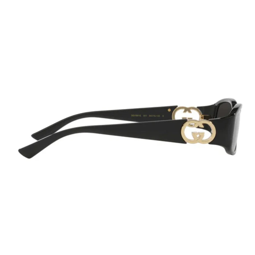 Lentes de Sol Gucci GG Logo Icon – Black Edition