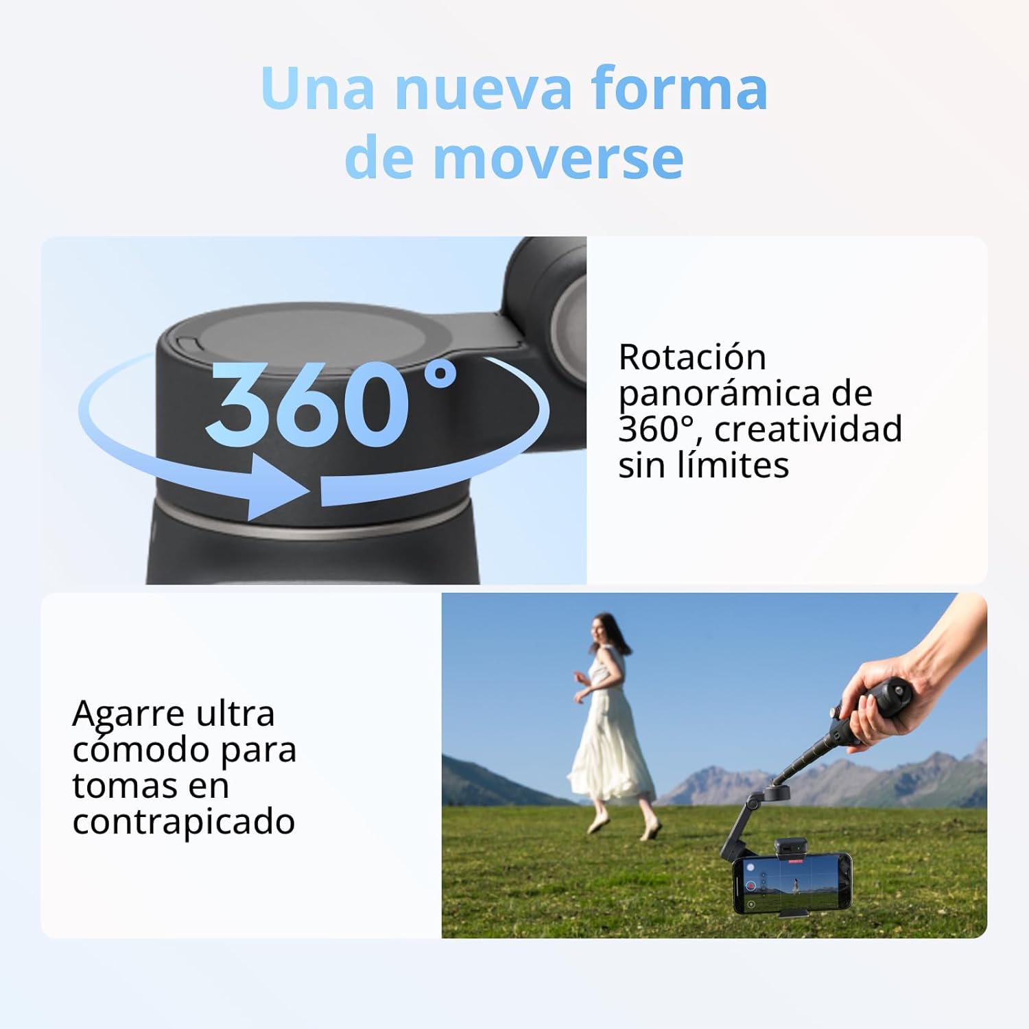 DJI Osmo Mobile 8 – Estabilizador Inteligente con Seguimiento IA 360°
